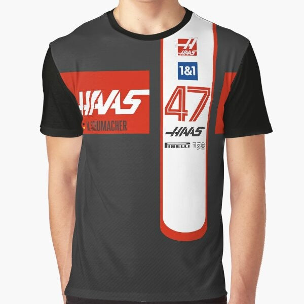 Mick Schumacher HAAS F1 2022 Graphic T-Shirt