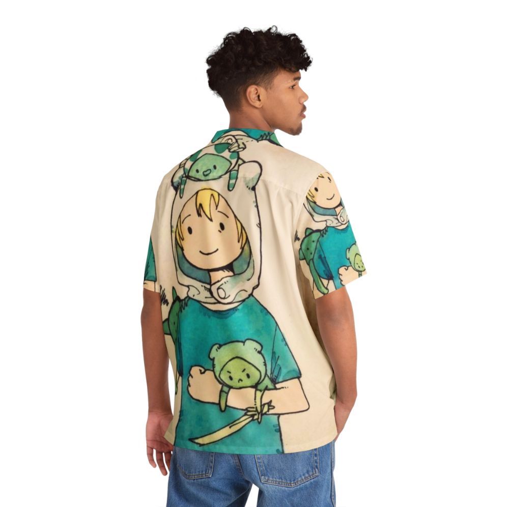 Vault Boy vaporwave Hawaiian shirt - People Back