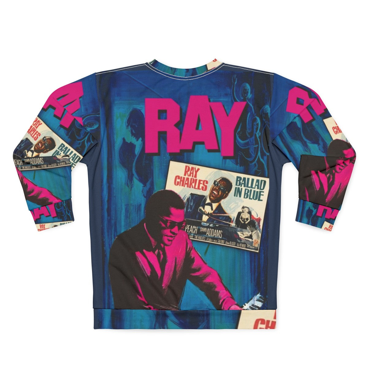 Ray Charles "Ballad in Blue" Sweatshirt - Back