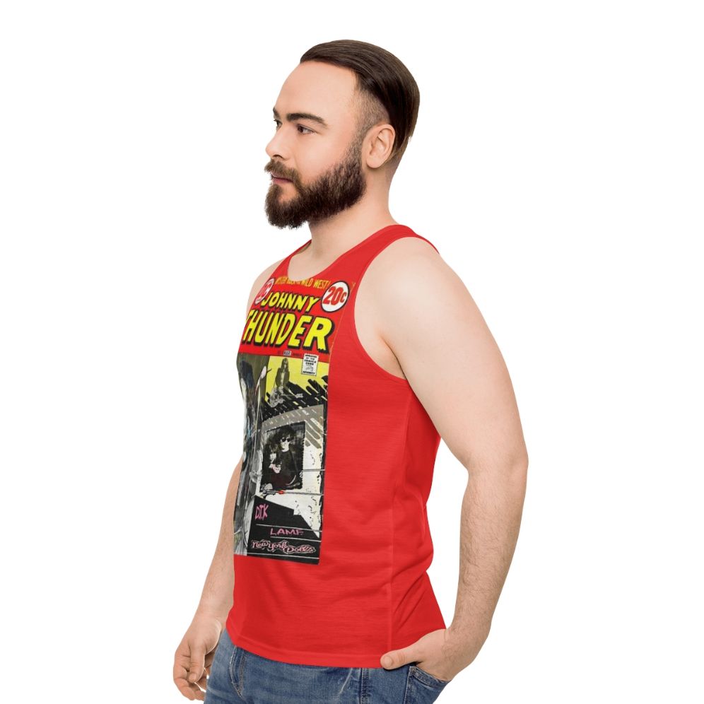 Johnny Thunders Inspired Unisex Tank Top - men side