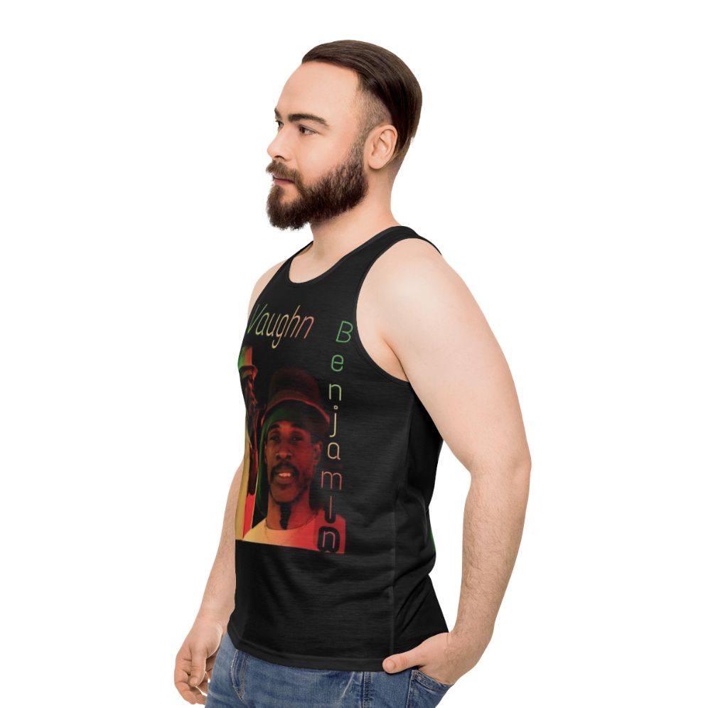 Vaughn Benjamin Midnite Unisex Reggae Tank Top - men side