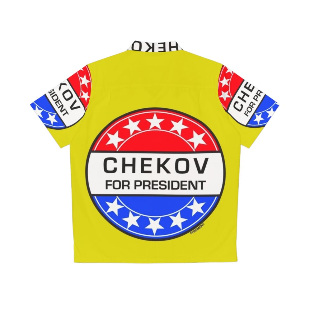 Chekov For President Hawaiian Shirt - Sci-Fi Star Trek Tribute Product Image - Back