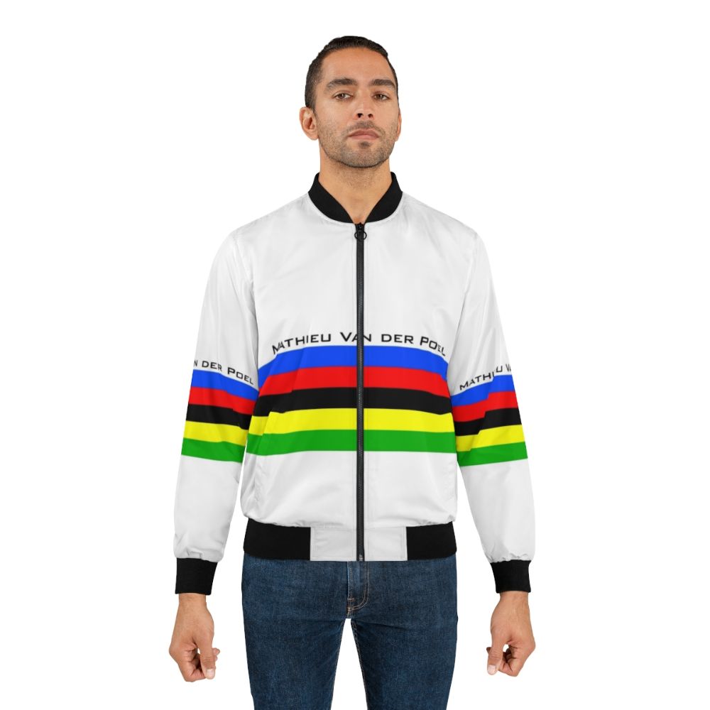 Mathieu Van der Poel Cycling World Champion Bomber Jacket - Lifestyle