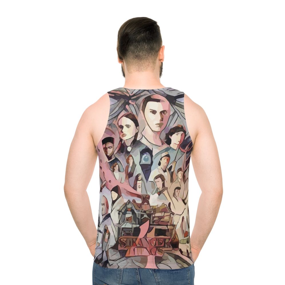 Unisex Stranger Things Netflix TV Show Tank Top - men back