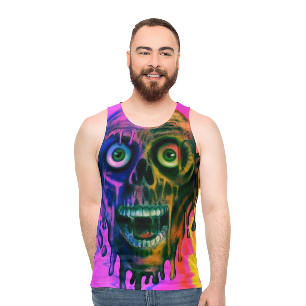 Tar Man Unisex Horror Movie Zombie Tank Top - men