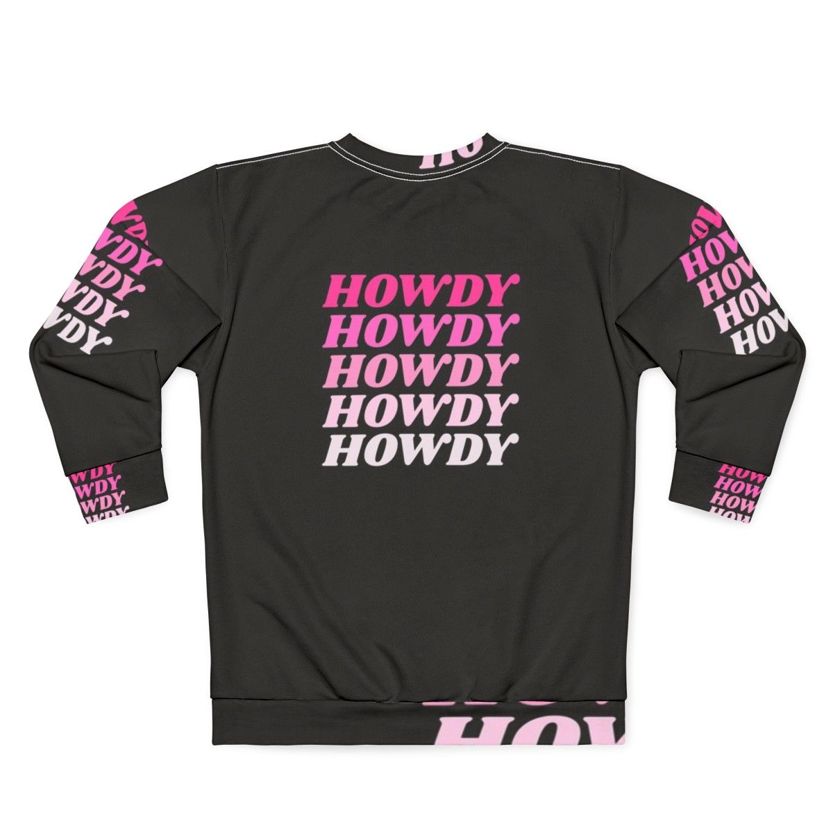 Howdy Western Cowboy Sweatshirt - Back