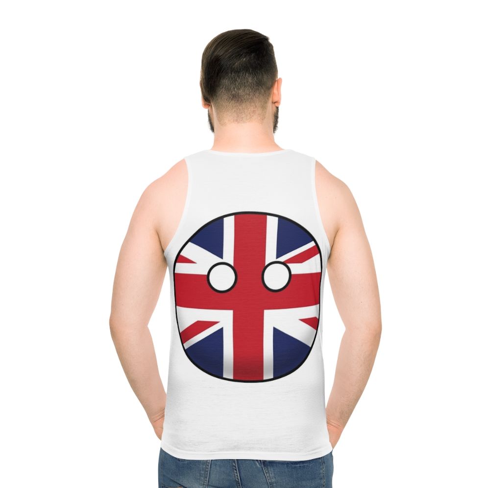 United Kingdom Countryball Unisex Tank Top - men back