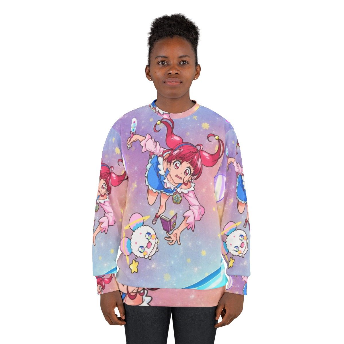 Star Twinkle Precure Anime Girl Sweatshirt - women