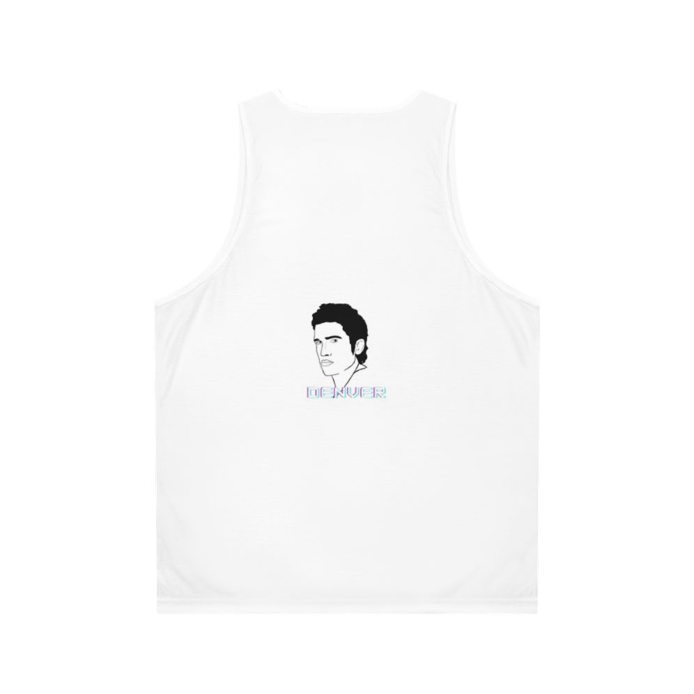 Denver Money Heist Unisex Tank Top - Back