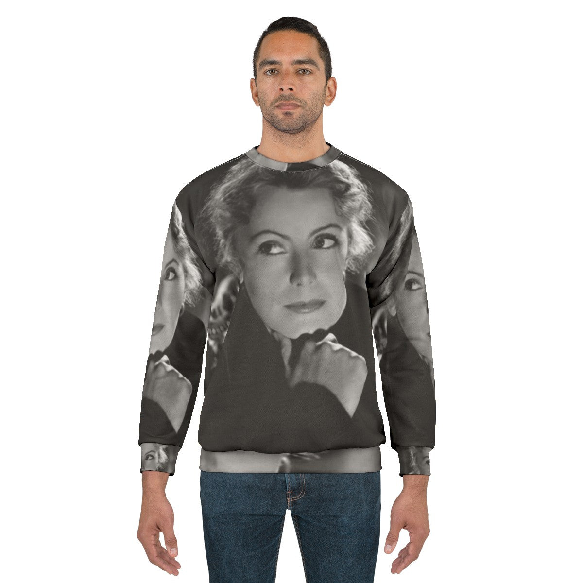 Vintage Greta Garbo Classic Hollywood Sweatshirt - men