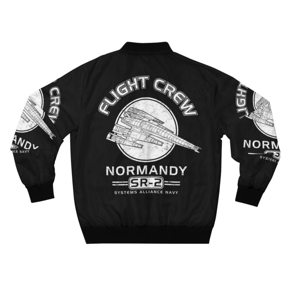 Normandy SR2 Bomber Jacket - Sci-Fi Inspired Gaming Apparel - Back