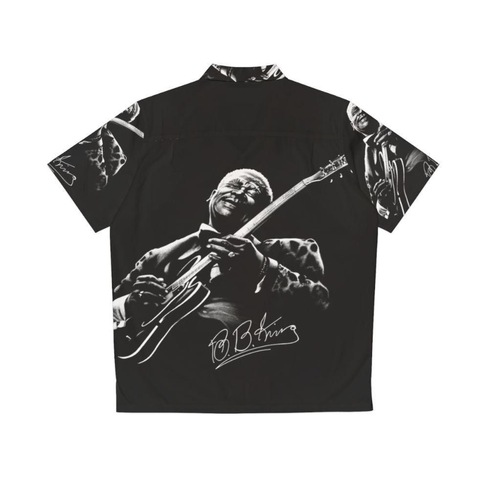 BB King Hawaiian Shirt for Blues Music Fans - Back