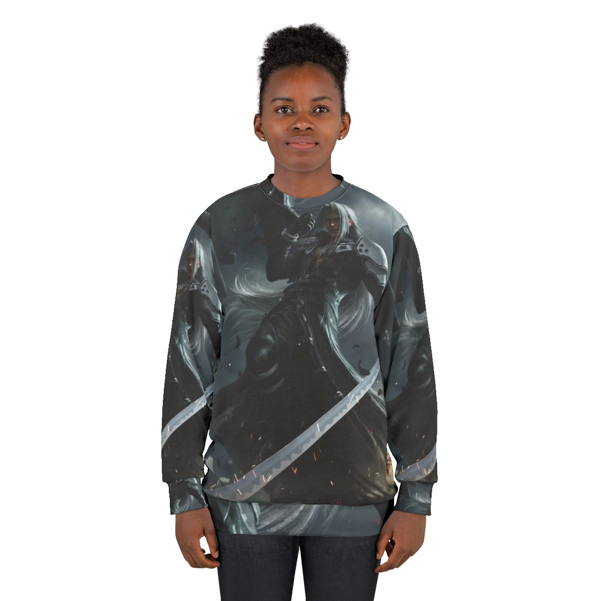 Sephiroth One-Winged Angel Final Fantasy VII Sweatshirt - women