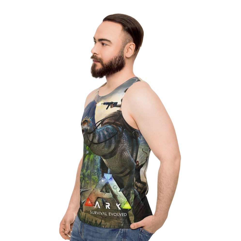 Ark Survival Evolved Unisex Tank Top - men side