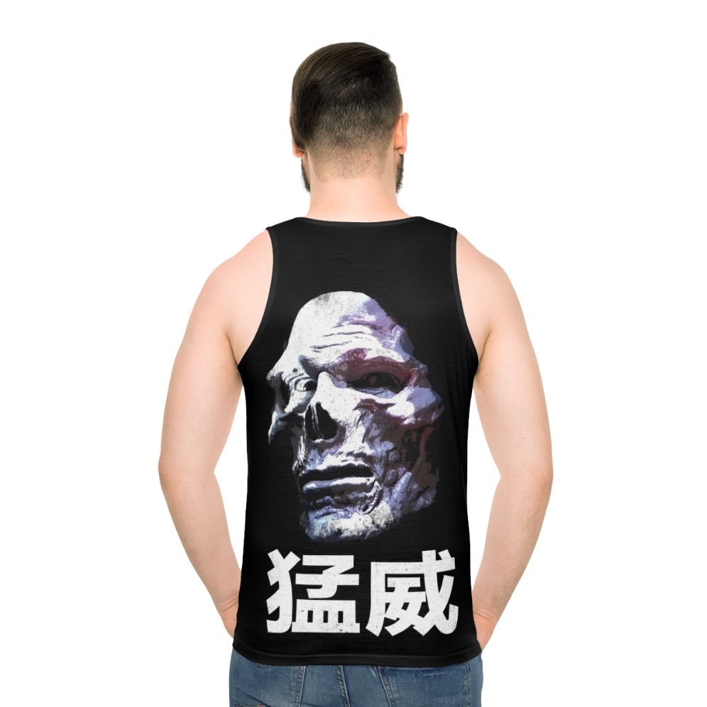 Skeletor Fury Japanese Unisex Tank Top - men back