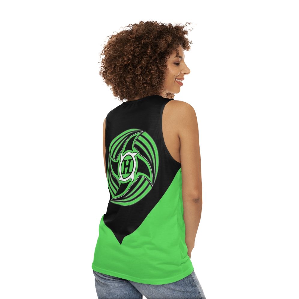 The Hurricane Unisex Retro Wrestling Tank Top - women back