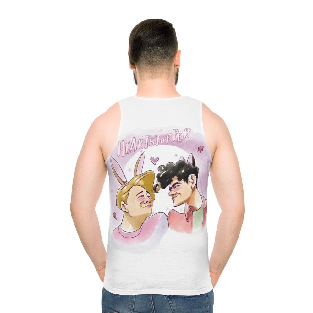 Heartstopper Unisex Tank Top - men back