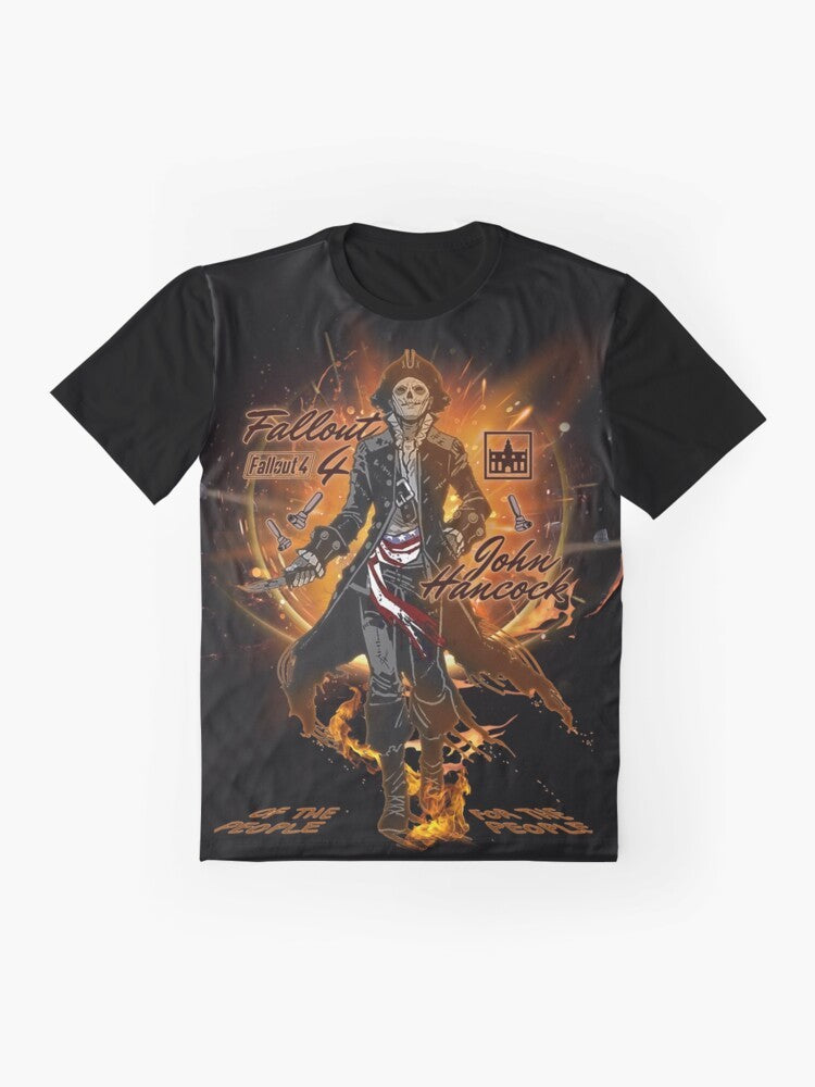 Fallout 4 John Hancock Graphic T-Shirt - Flat lay