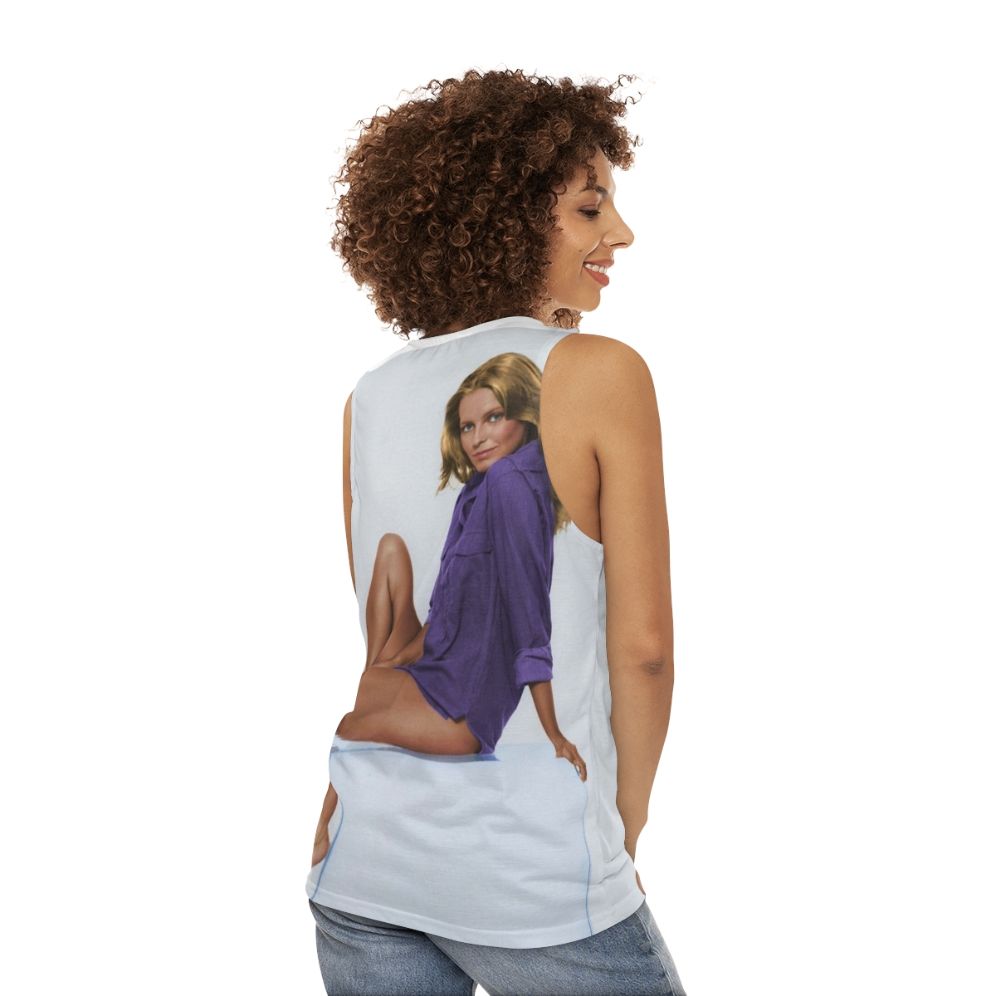 Cheryl Ladd Vintage Unisex Tank Top - women back