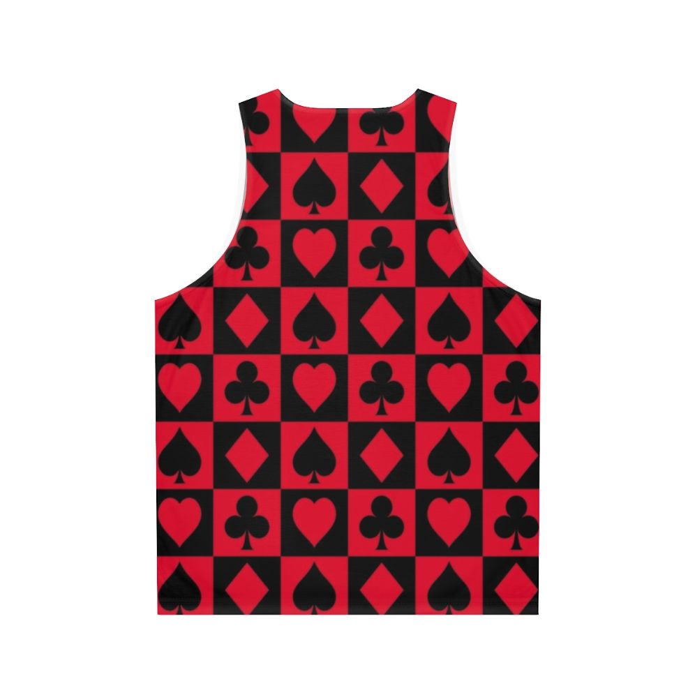 Jester Suit Unisex Tank Top - Back