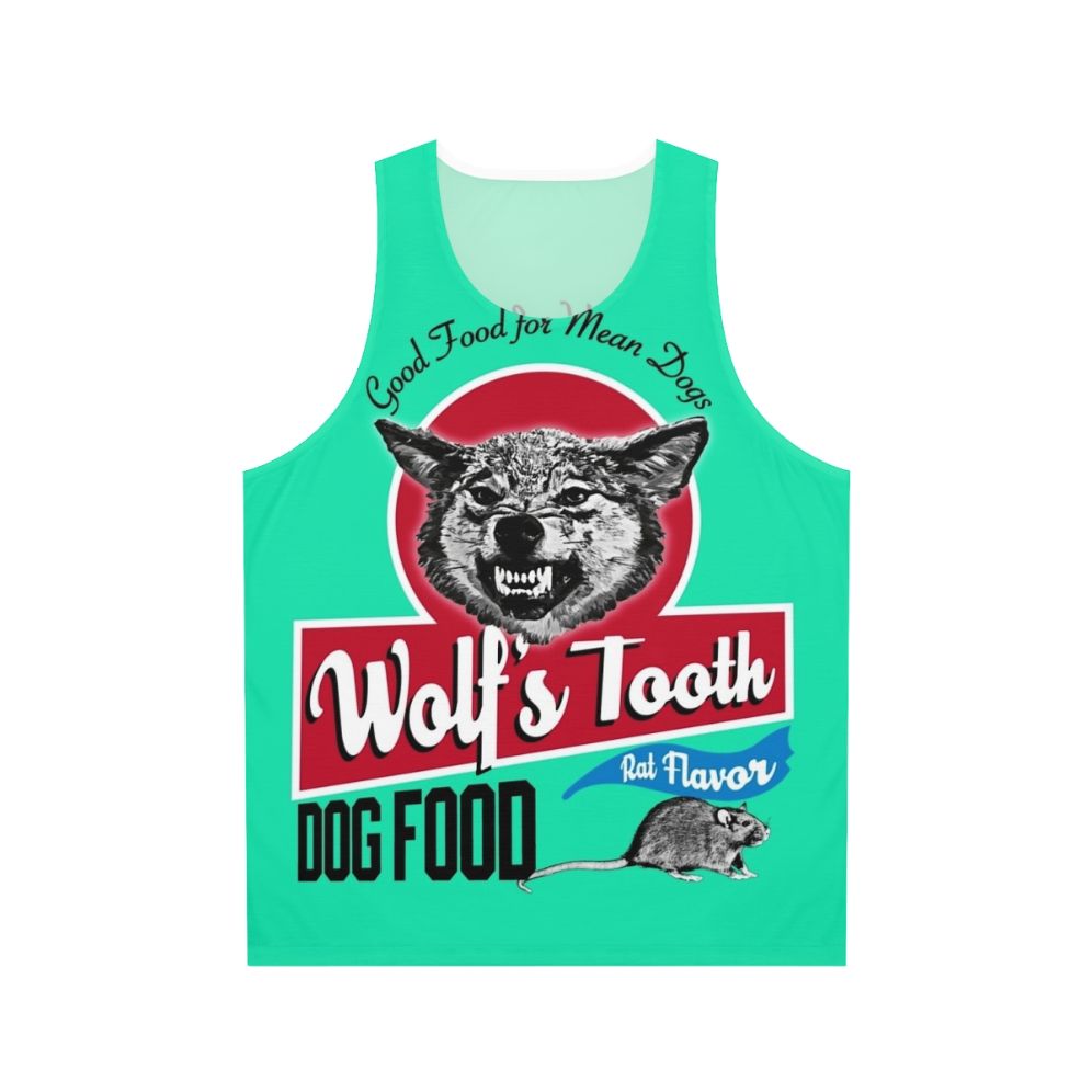 Unisex Wolf Tooth Dog Food Tank Top