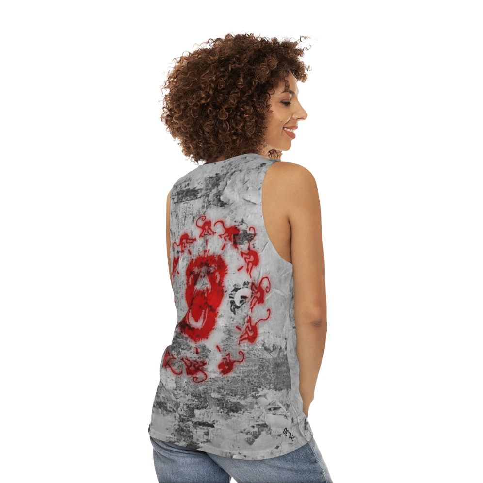 12 Monkeys movie unisex tank top - women back