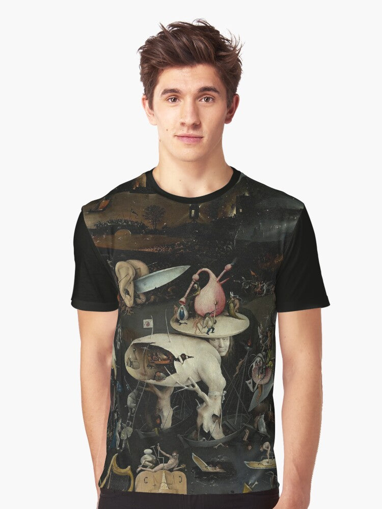 Hieronymus Bosch "Garden of Earthly Delights" Hell Graphic T-Shirt - Men