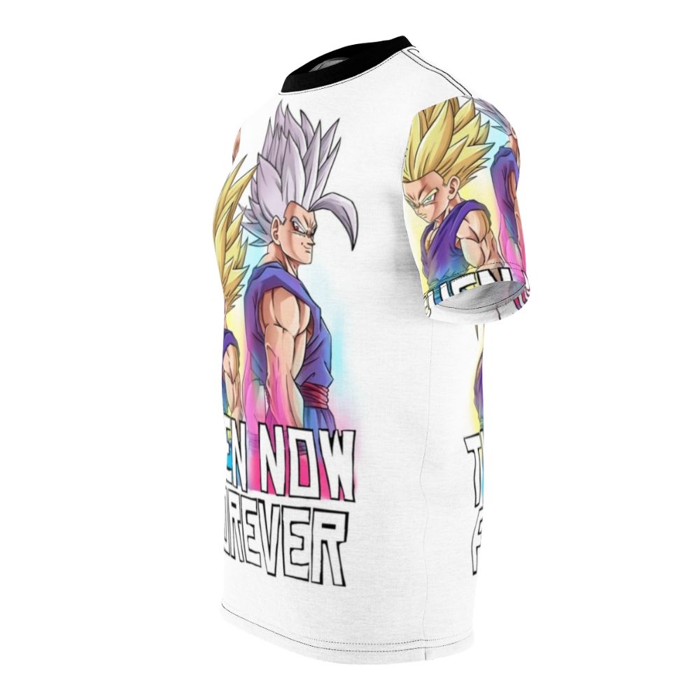 Anime-inspired Now and Forever T-Shirt featuring a bold dragon ball design - men left