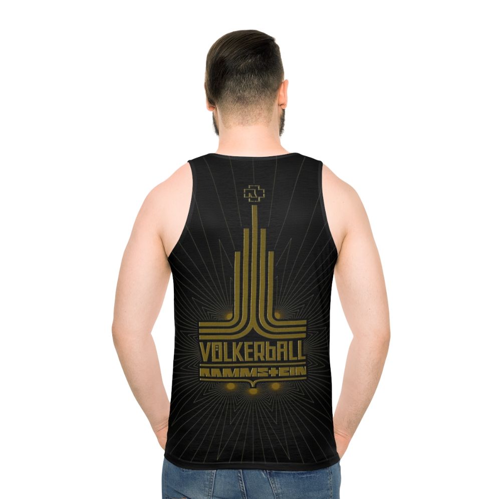 Rammstein Unisex Tank Top - men back