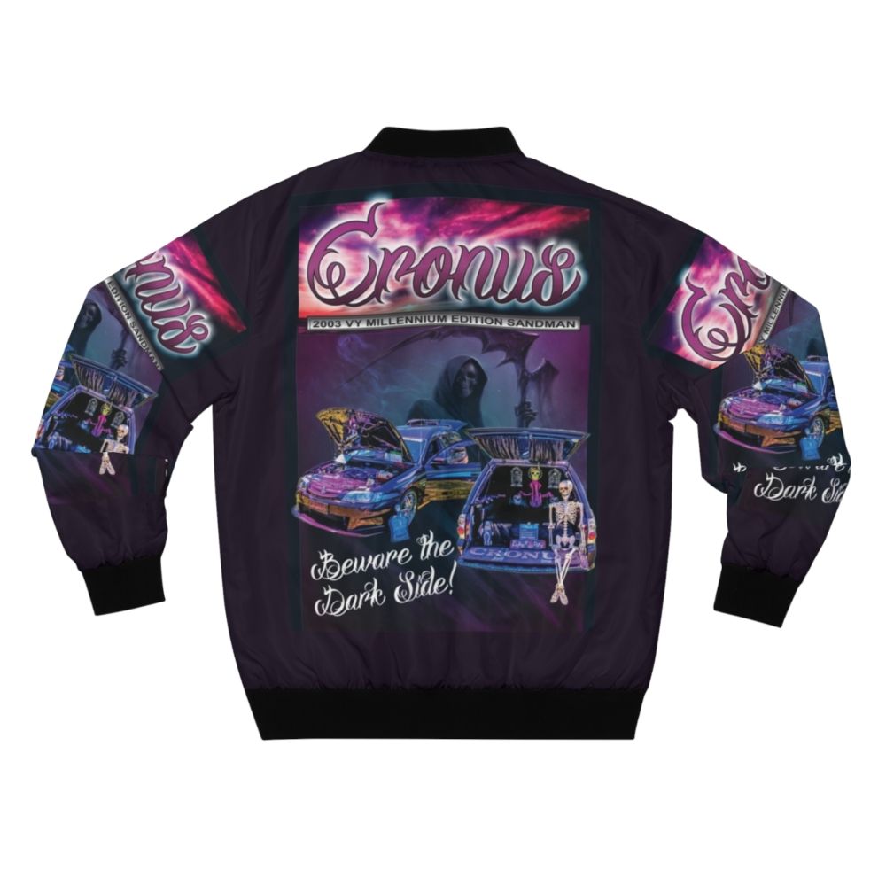 Cronus Millennium Van Bomber Jacket with custom streetmachine design - Back