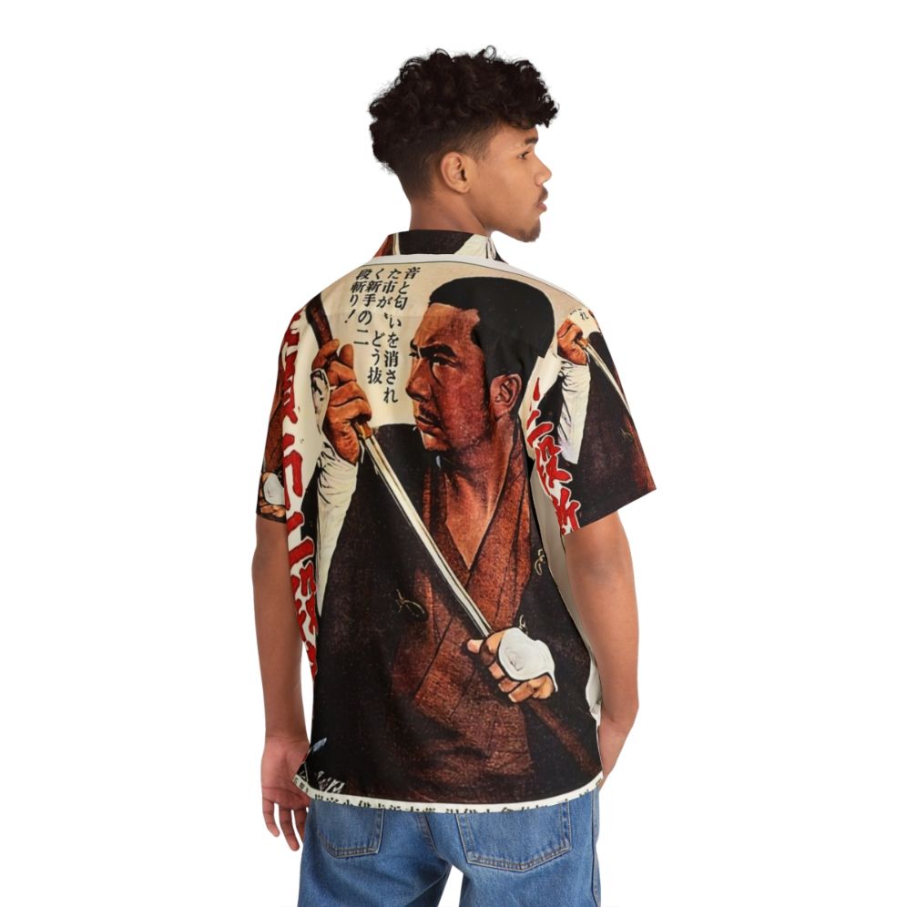 Zatoichi Inspired Hawaiian Shirt - People Back