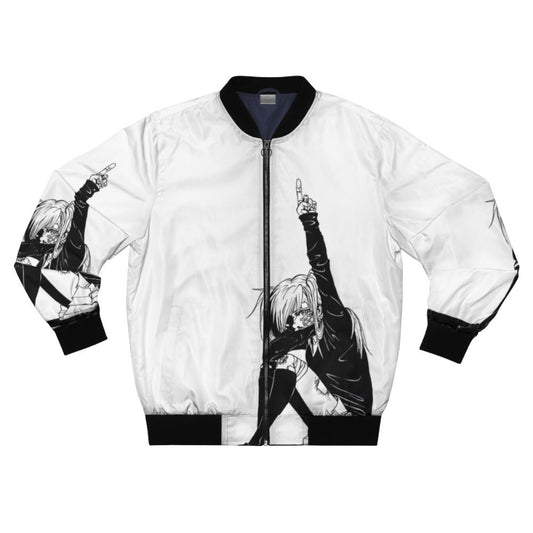 Vocaloid inspired Hatsune Miku Rolling Girl bomber jacket