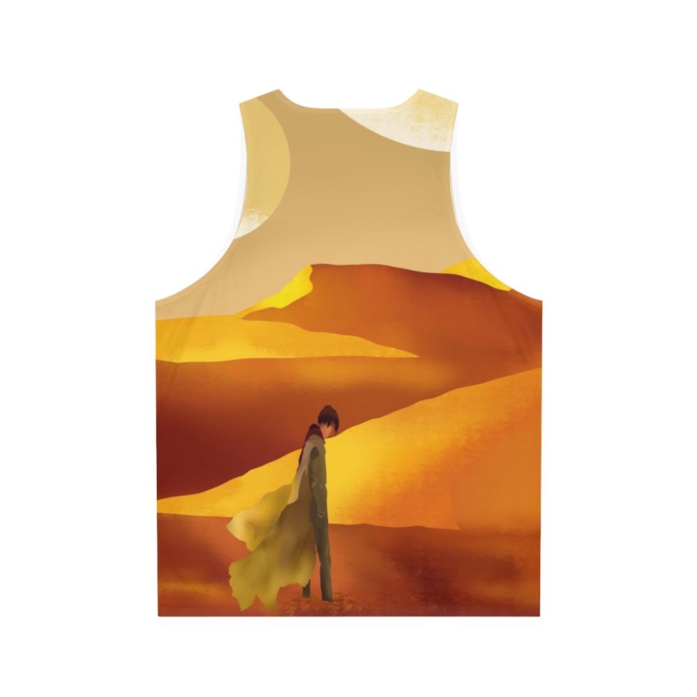 Dune sci-fi landscape unisex tank top - Back