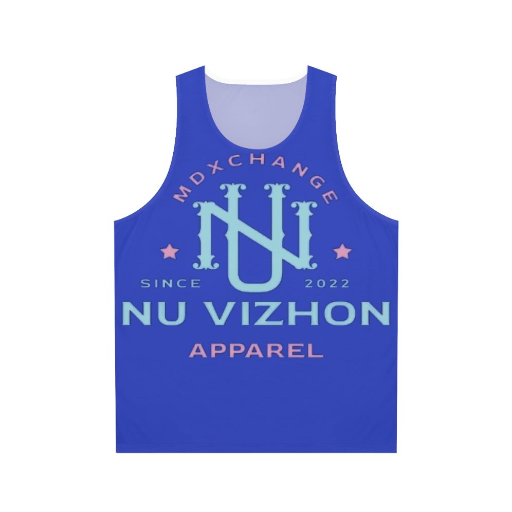 Nu Vizhon unisex tank top for fitness and hobbies