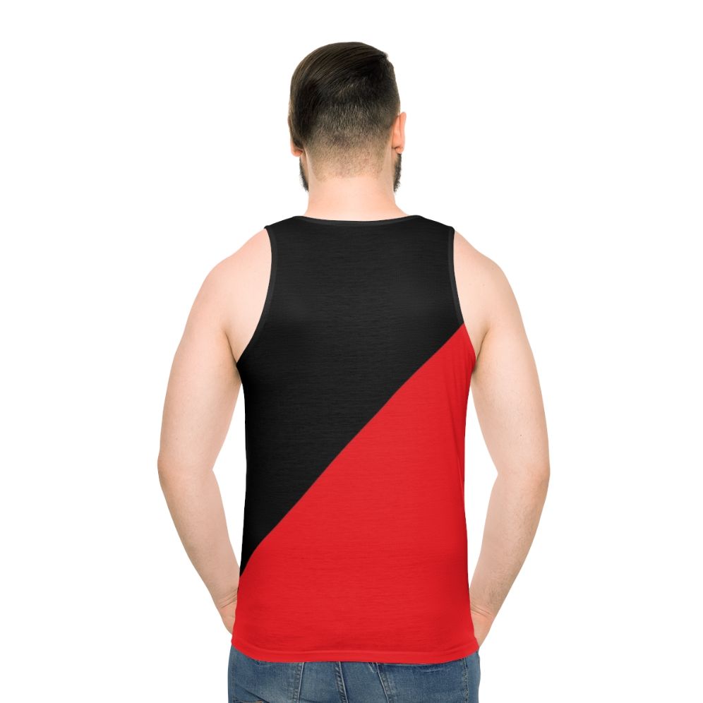 Anarchist & Communist Unisex Tank Top - men back