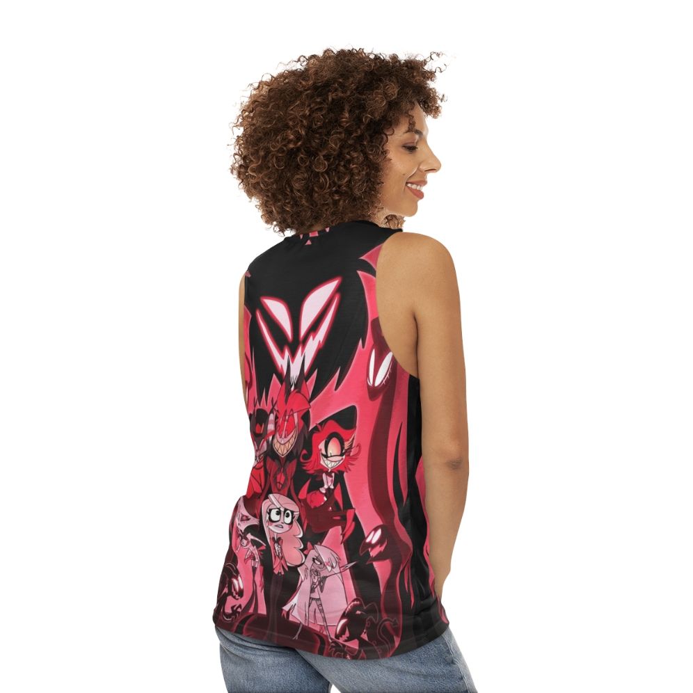 Hazbin Hotel Unisex Tank Top - women back