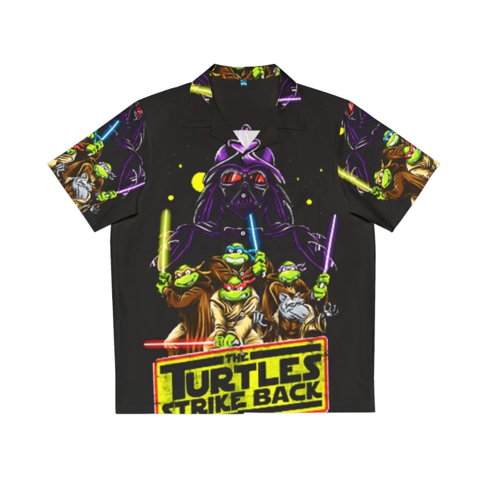 Ninja Turtles Hawaiian Shirt featuring cartoon characters