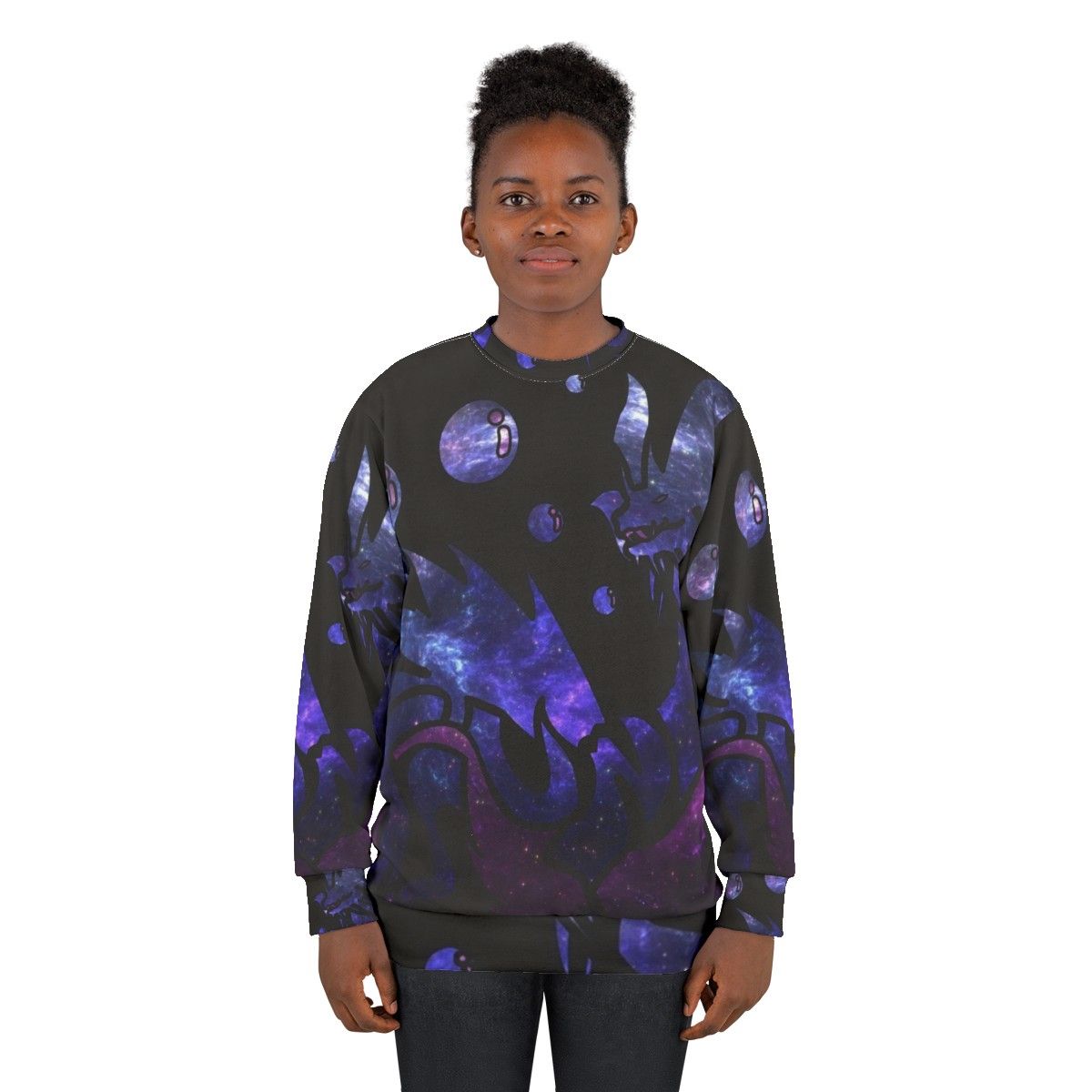 Monster Hunter World Mizutsune Galaxy Design Sweatshirt - women