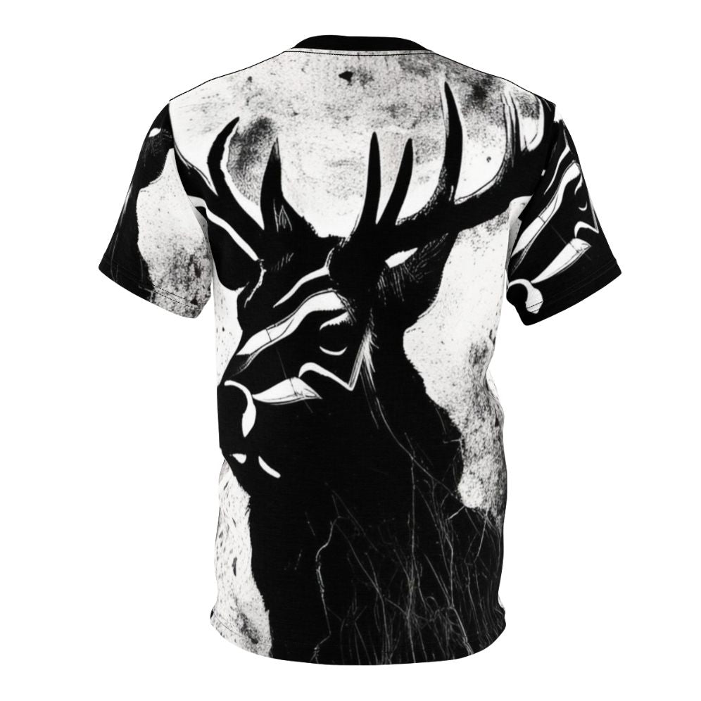 Mythical stag AOP t-shirt design - Back