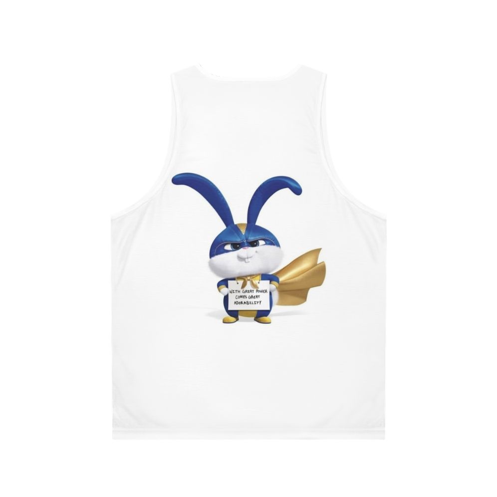 Superhero Snowball Unisex Tank Top - Back