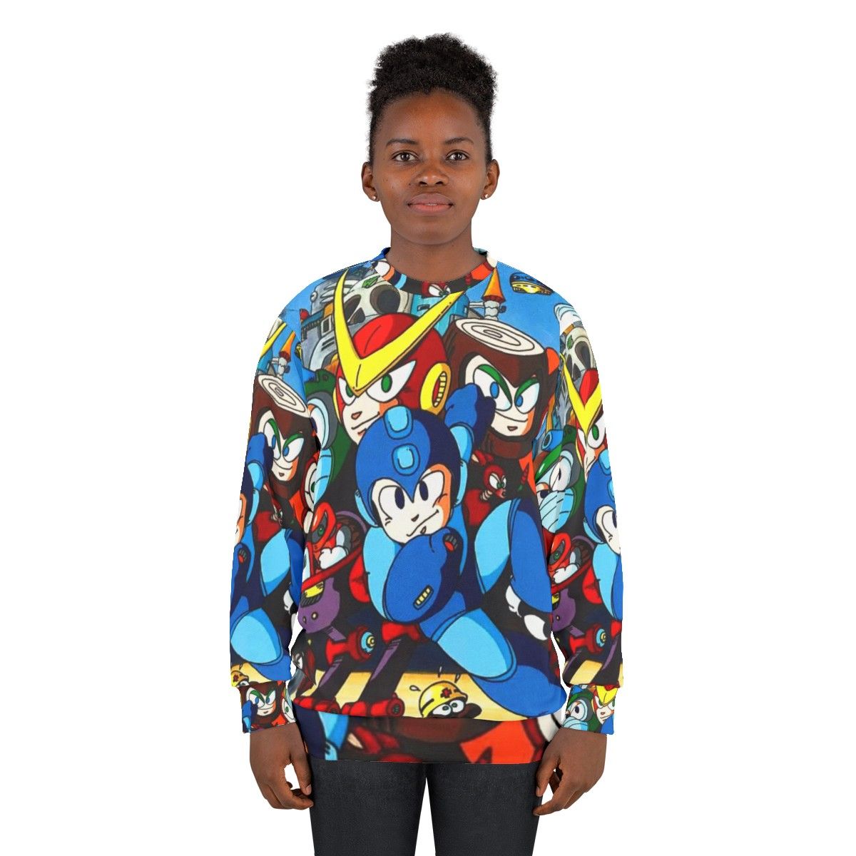 Mega Man 2 Art Sweatshirt - women