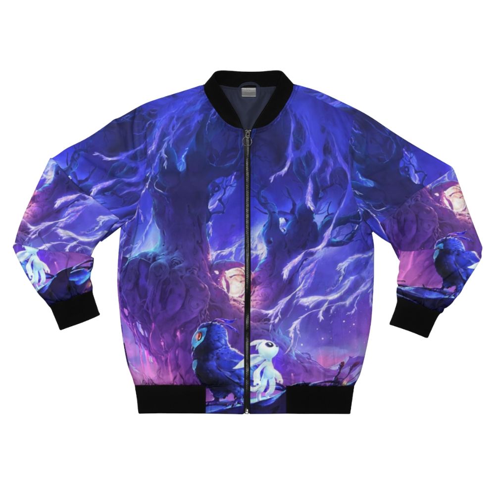 Ori and the Will of the Wisps Bomber Jacket featuring a light burst design inspired by the video game