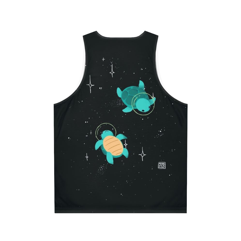 Cosmic Turtles Unisex Tank Top - Back