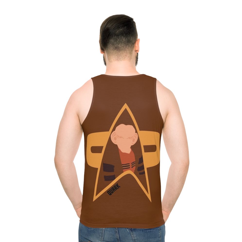 Quark Star Trek DS9 Unisex Tank Top - men back