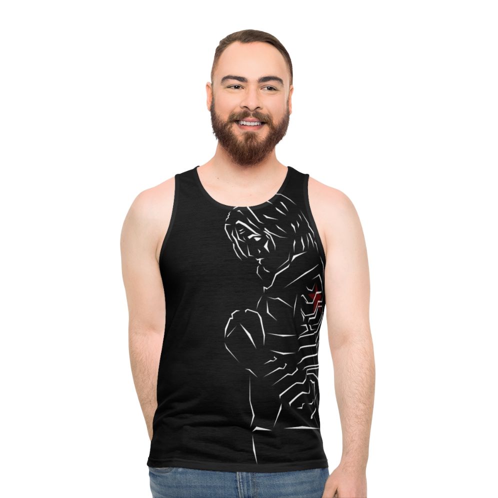 Marvel's Winter Soldier Unisex Tank Top - men