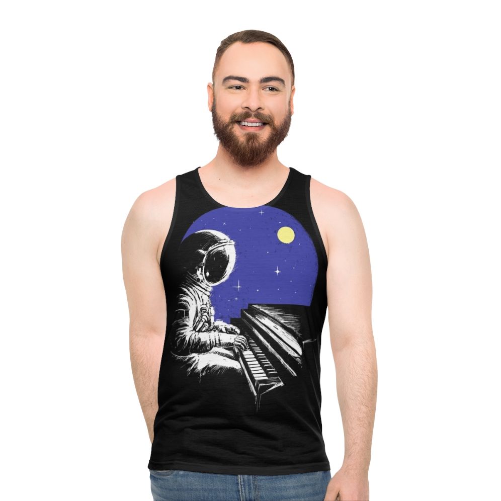 Space Music Unisex Music Lover's Tank Top - men