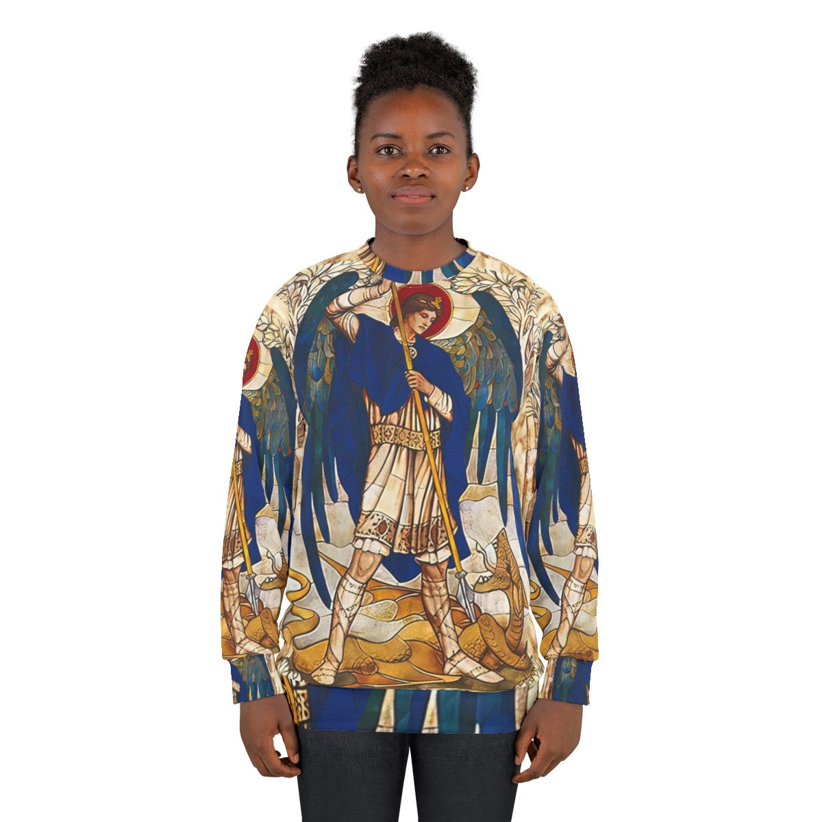 St Michael the Archangel Catholic Saint Sweatshirt - women