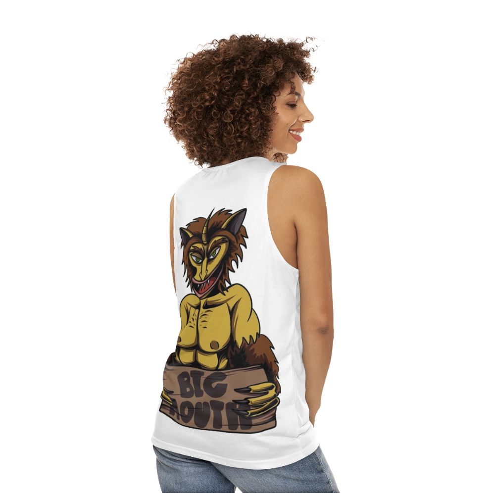 Big Mouth Netflix Unisex Tank Top - women back