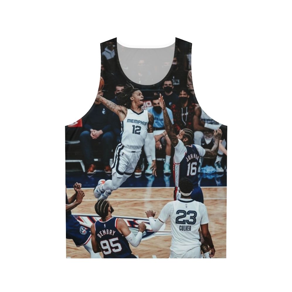 Ja Morant Posterized Dunk Unisex Basketball Tank Top