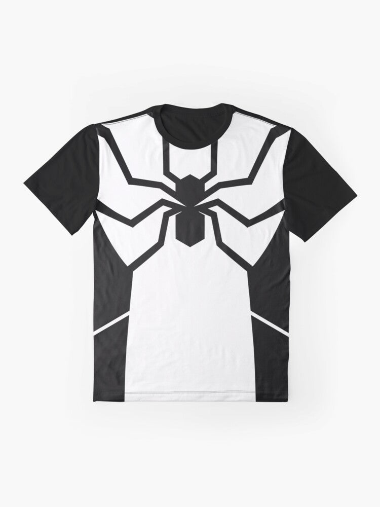 Foundation Spider Graphic T-Shirt featuring Spiderman, the Marvel superhero - Flat lay